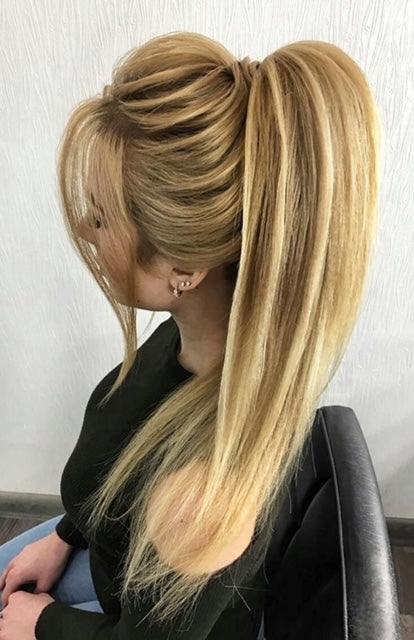 Code LxF in capello naturale da 55 cm