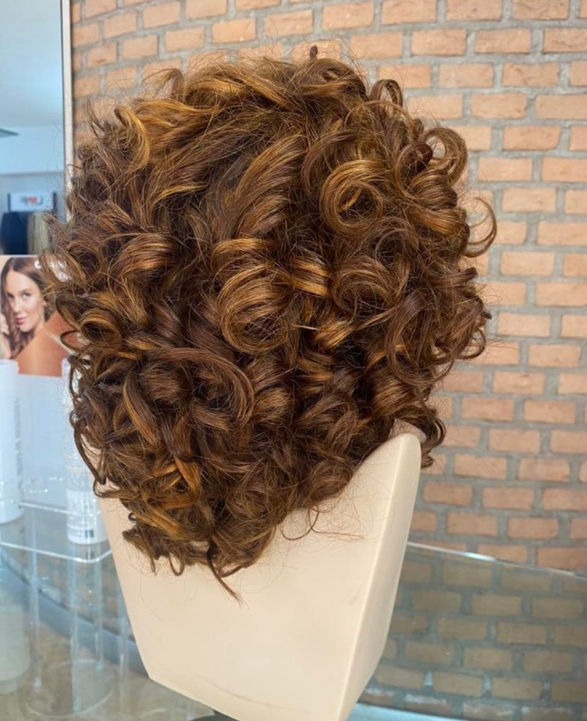 Parrucca Happy Curly in capello vero