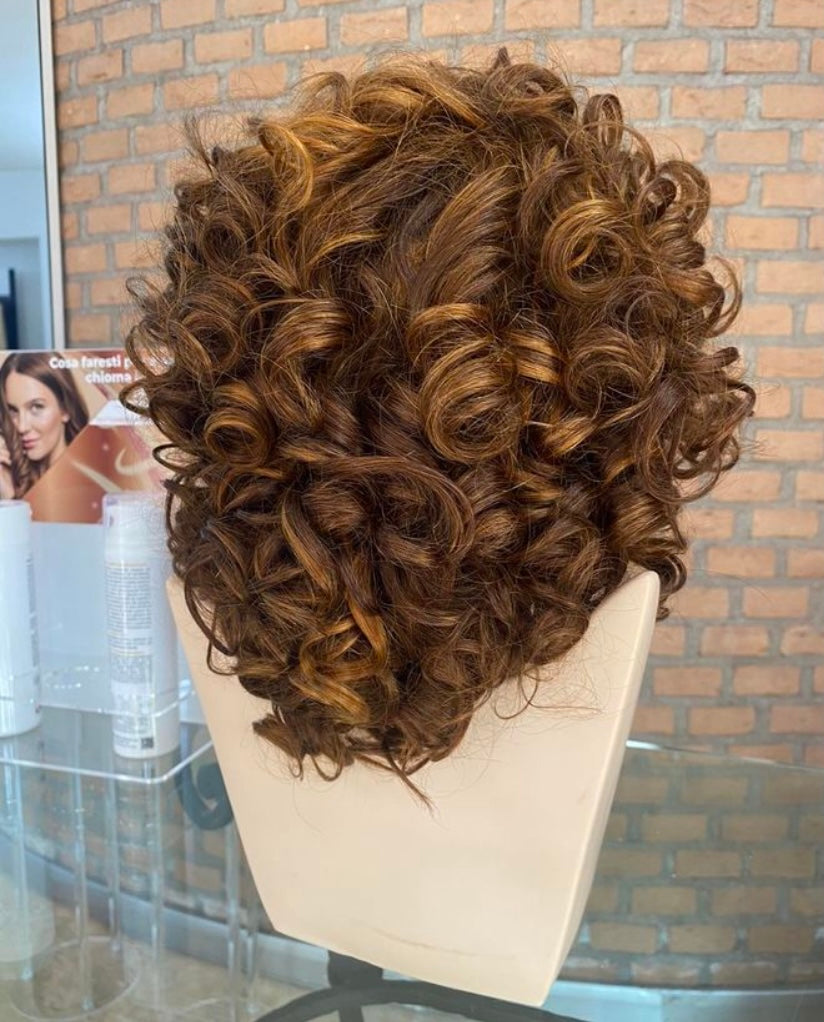 Parrucca Happy Curly in capello vero